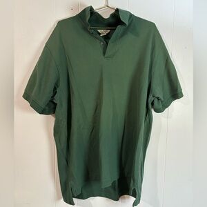 L.L. Bean Men's Dark Green Polo Shirt